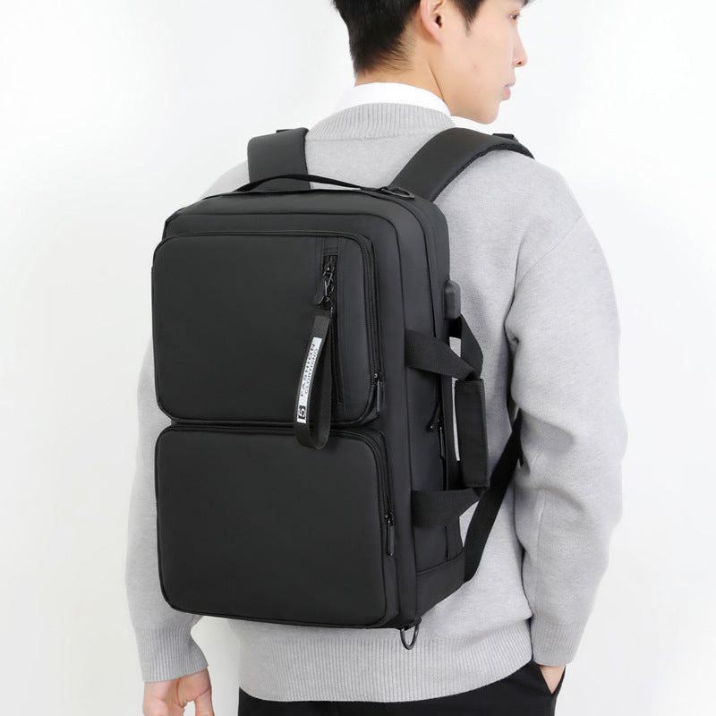 Multifunctional Backpack Large Capacity Business Laptop Bag Leisure Travel Commuter Schoolbag Portable Shoulder Bag - SMSB 66