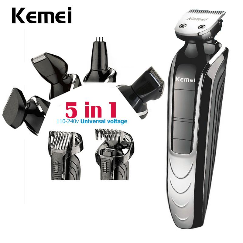 Whole body wash Rechargeable Multifunction Personal Electric Men Hair Clipper Shaver Beard Trimmers Nose Cutting Machine Haircut - SMSB 66