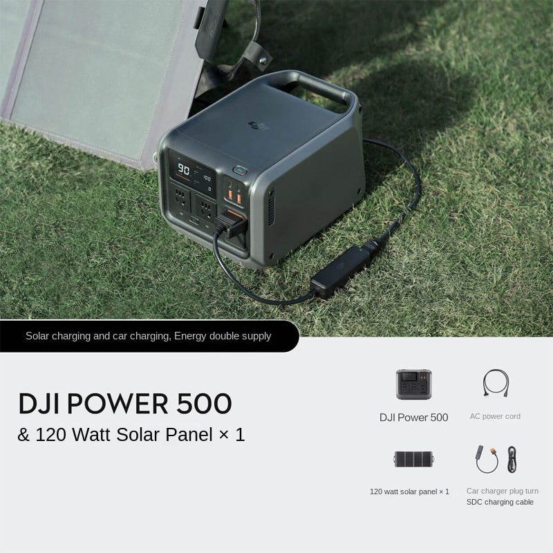  DJI Power 500 Outdoor Power Station 1000W Portable Mobile Energy Storage Solar Charging Quiet Operation #