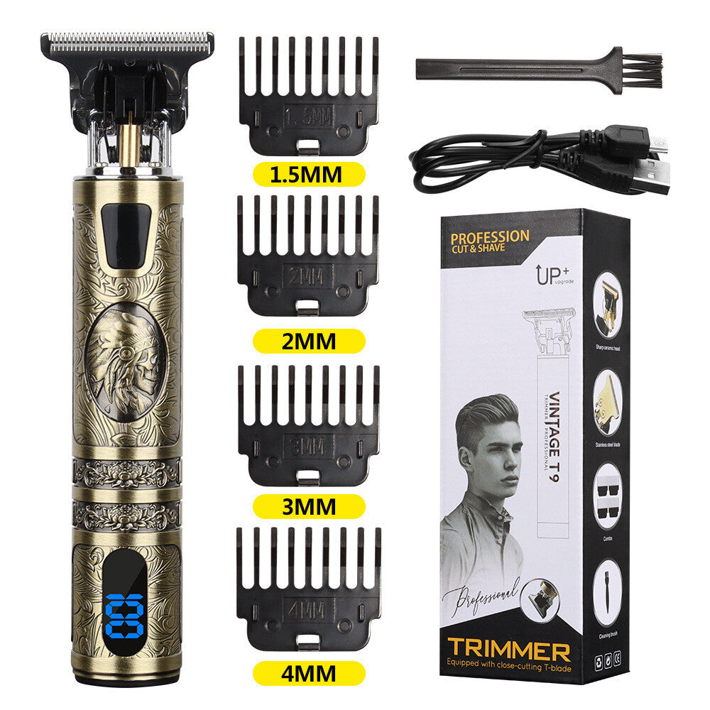 Beard Trimmer Hair Clippers Cordless Hair Cutting Kit Barber Shaving Machine For Men USB Rechargeable - SMSB 66