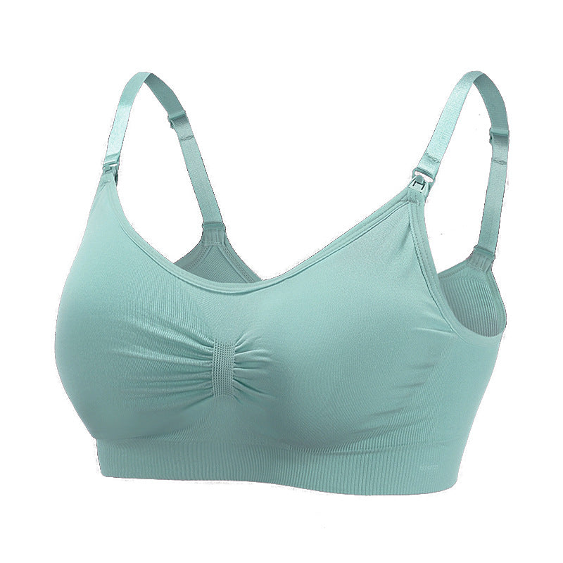 Maternity Seamless Large Size Nursing Bra for Breastfeeding and Postpartum Support - SMSB 66
