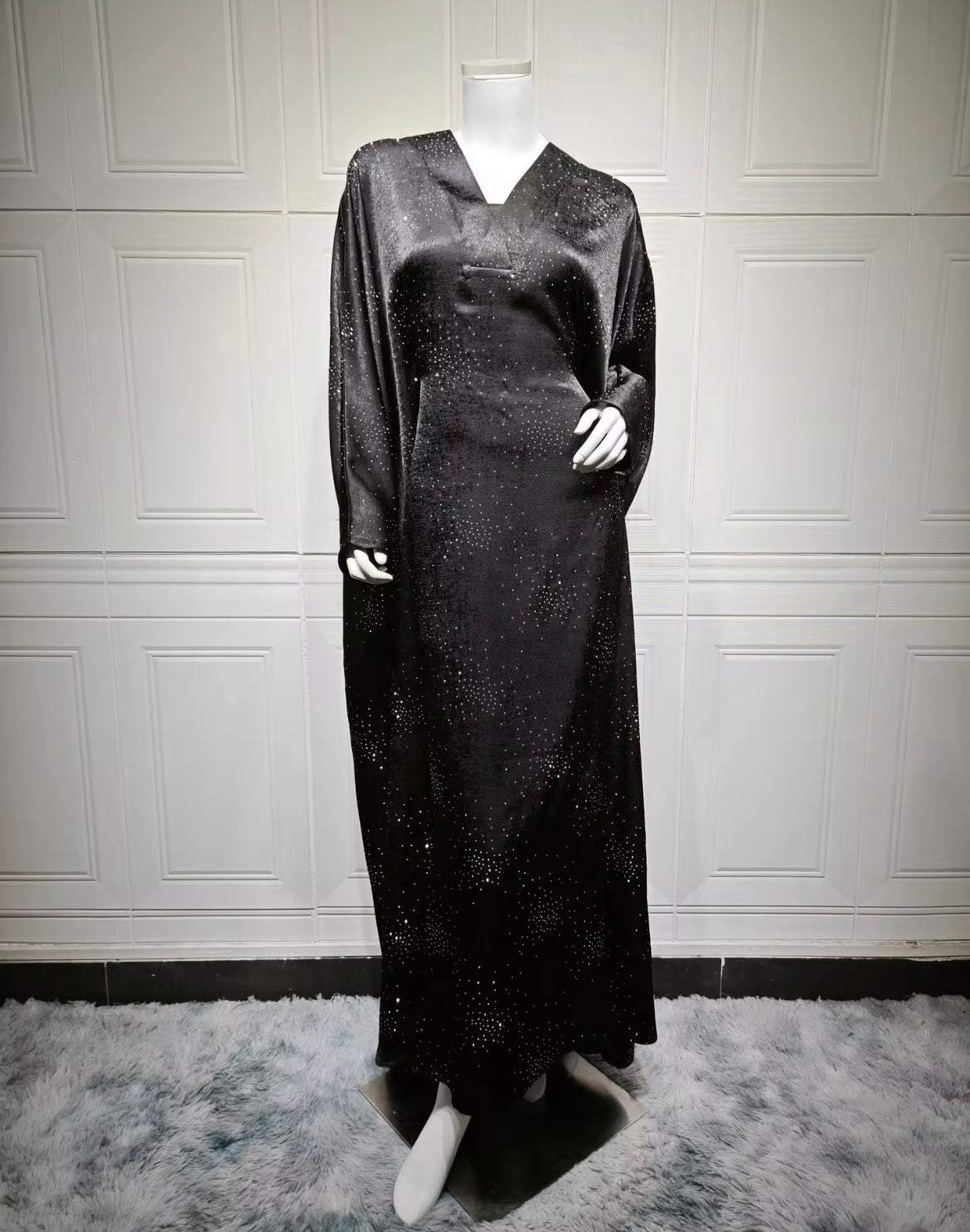 Exquis été élégant MQ180 Abaya pour les femmes modestes moyen-orient musulman arabe mode pull Robe pour Eid - SMSB 66