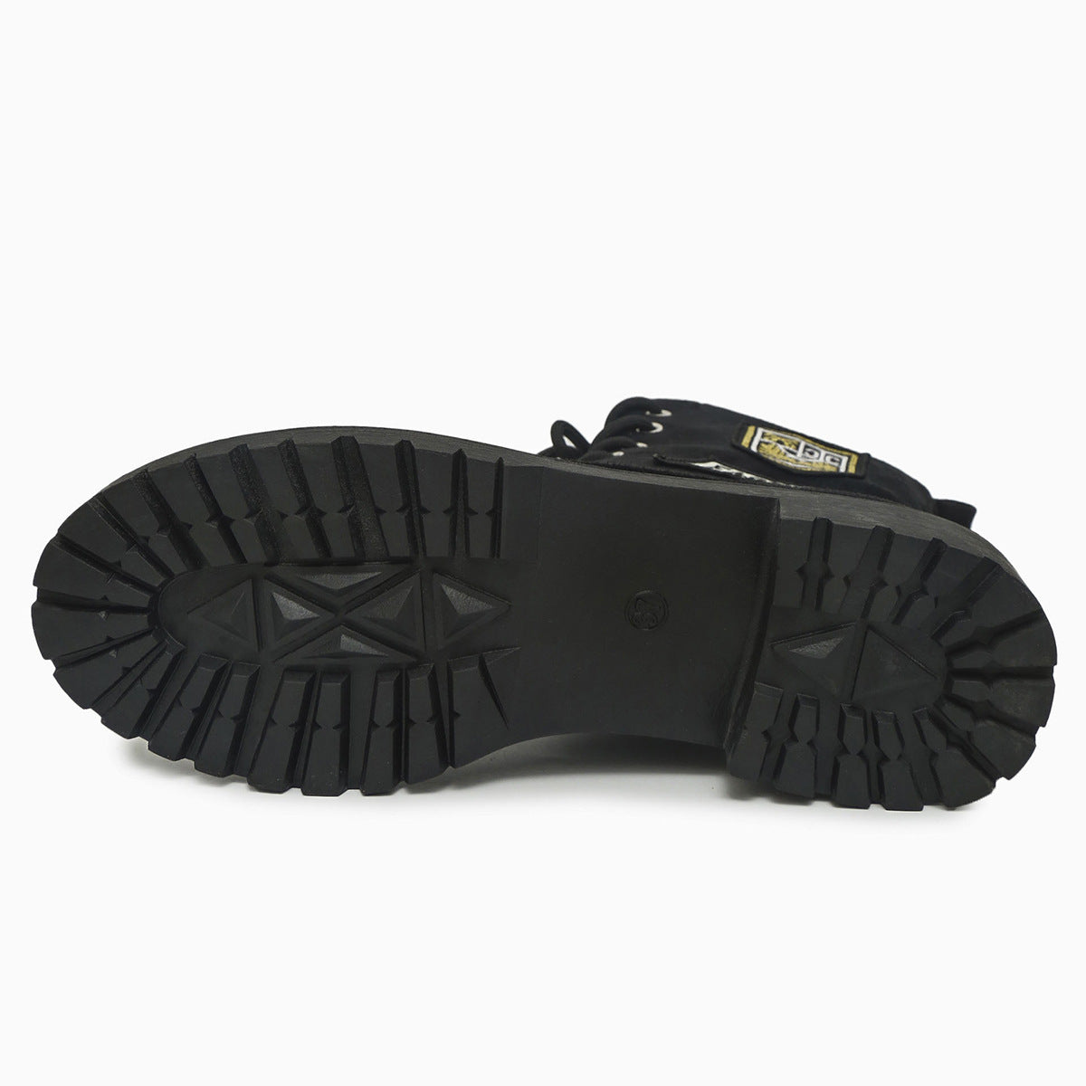 Fashion Lace-up Chunky Heels Boots Winter Round Toe Shoes For Women - SMSB 66