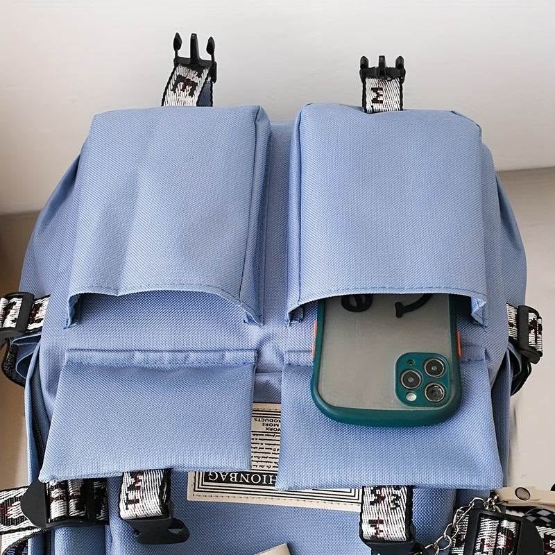 Schoolbag Female Campus Style Backpack Female Couple Backpack Everything Large Capacity Schoolbag Male - SMSB 66