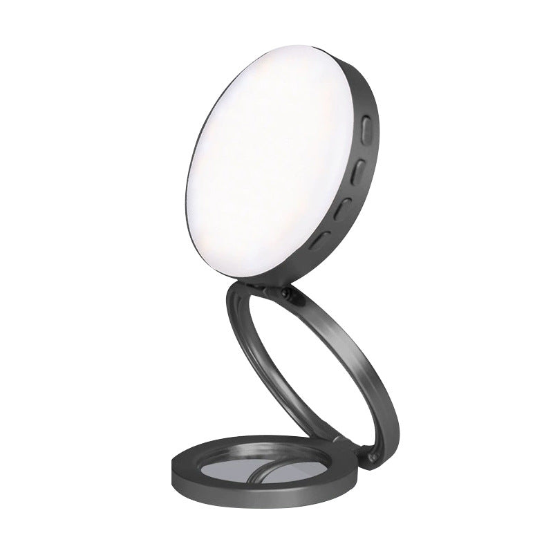 New YSH-126 LED Magnetic Phone Fill Light Photography Lamp Desktop Video Conference Live Pocket Light Mirror - SMSB 66