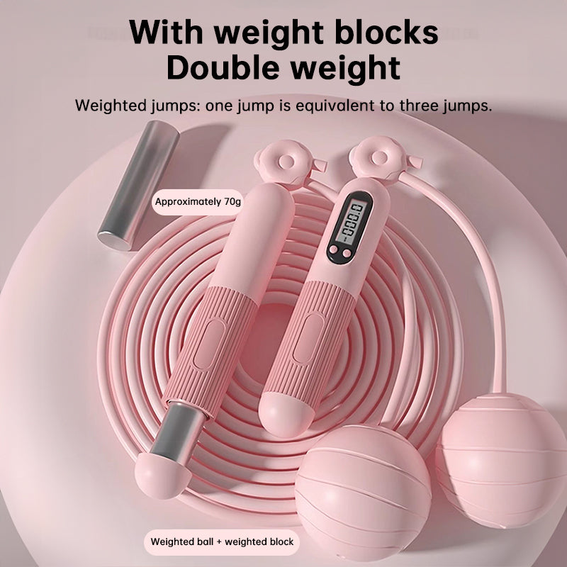  Intelligent Counting Jump Rope - with LCD Display for Home Gym Fitness for Adult, Men, Women & Kids #