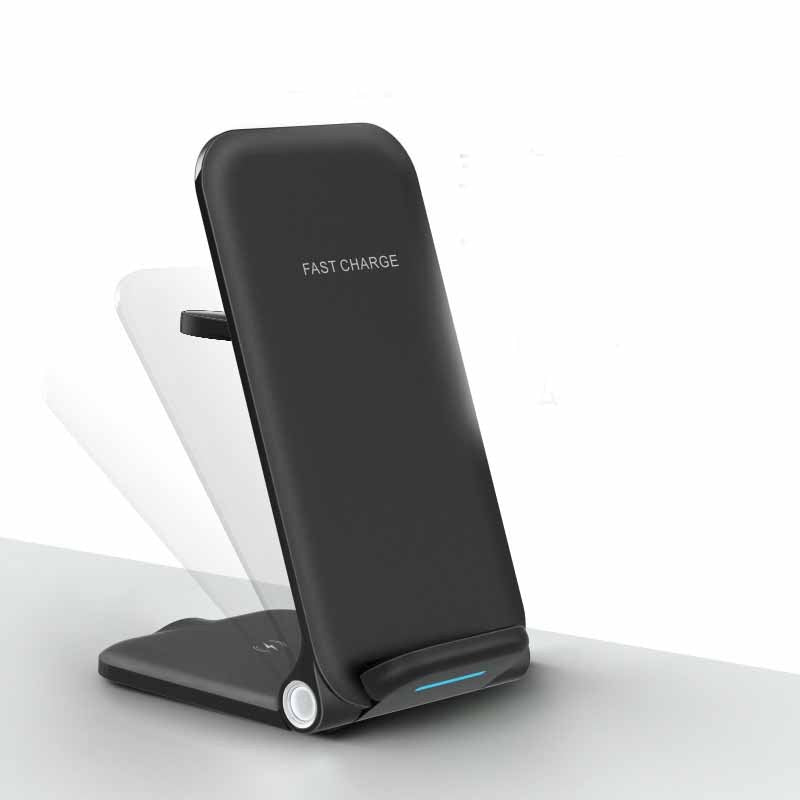 Desktop Vertical Multifunctional Three-in-one Wireless Charger - SMSB 66