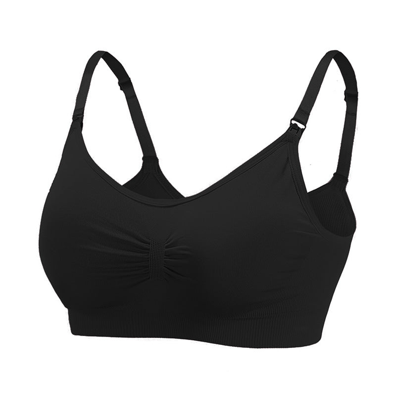 Maternity Seamless Large Size Nursing Bra for Breastfeeding and Postpartum Support - SMSB 66