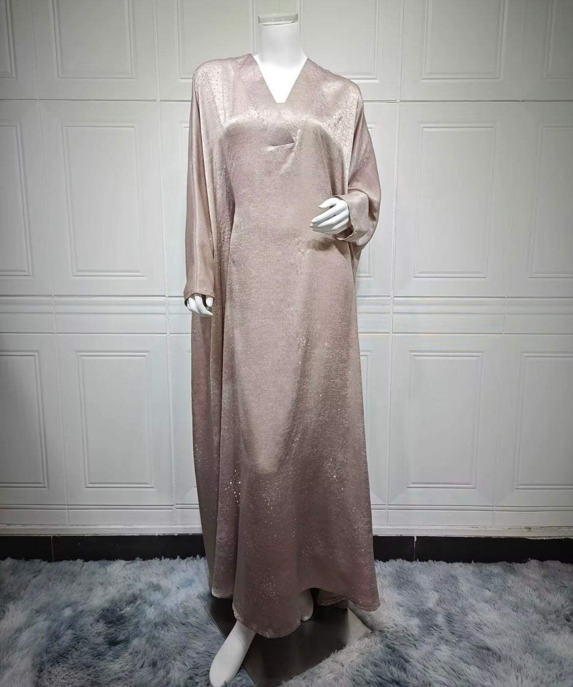 Exquis été élégant MQ180 Abaya pour les femmes modestes moyen-orient musulman arabe mode pull Robe pour Eid - SMSB 66