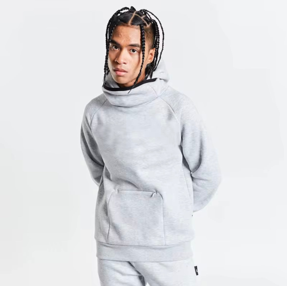 2022 hommes nouveau Design français Terry survêtements Sport porter capuche survêtement 2 pièces survêtement ensemble - SMSB 66