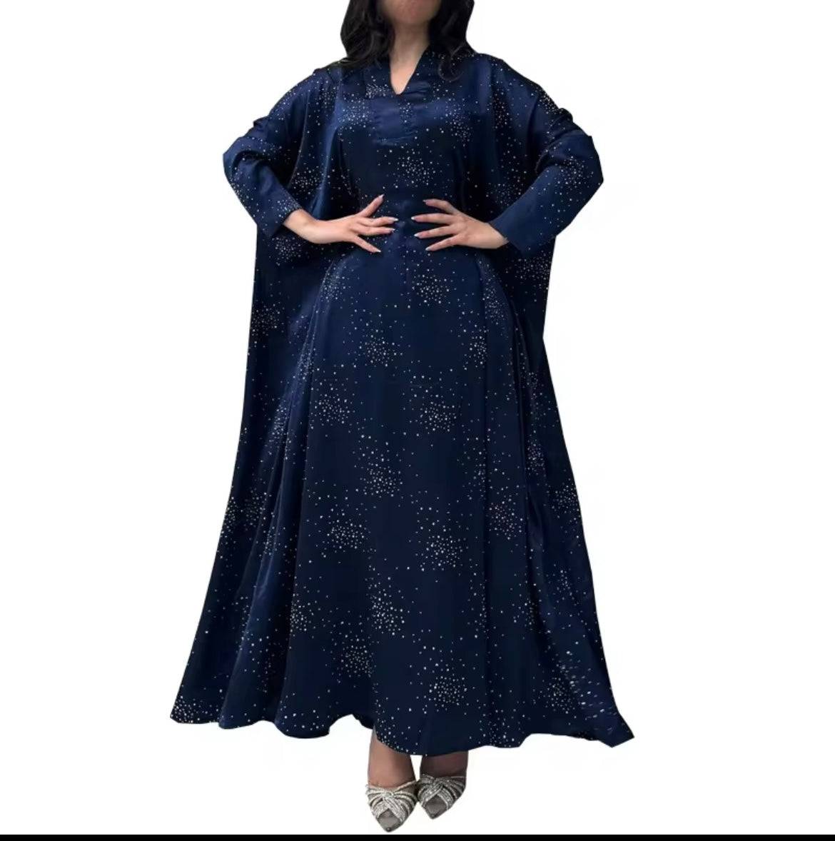 Exquis été élégant MQ180 Abaya pour les femmes modestes moyen-orient musulman arabe mode pull Robe pour Eid - SMSB 66