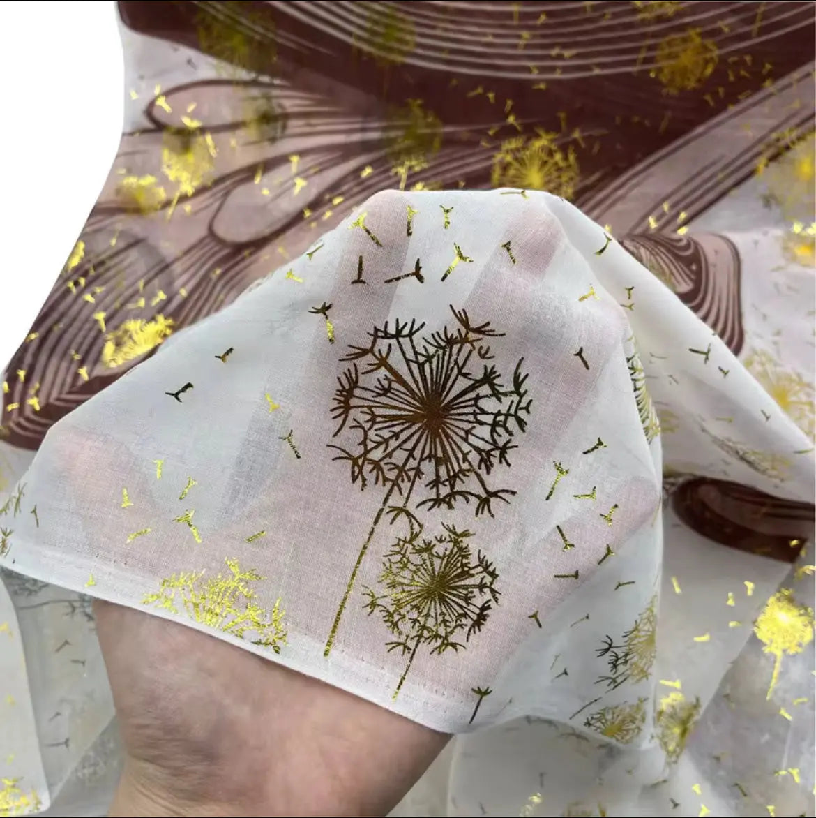 Abaya Dubaï Toub Soudanais pour Femme en Voile de Coton Suisse Robe Cinq Yards Tissu Japonais Scintillant à Imprimé Numérique Haut de Gamme SMSB 66