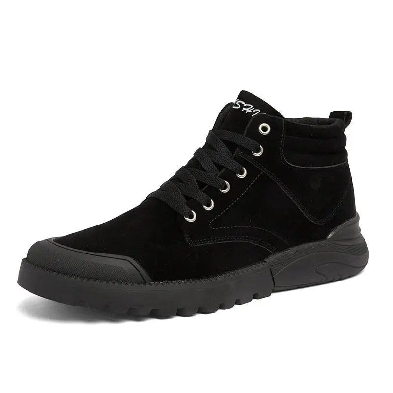Ankle Boots Men Winter Warm Plush Shoes - SMSB 66
