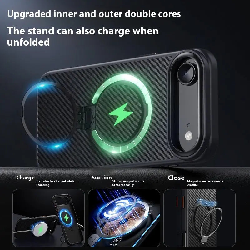 Applicable To Phone Case Kevlar MagSafe Magnetic Suction - SMSB 66