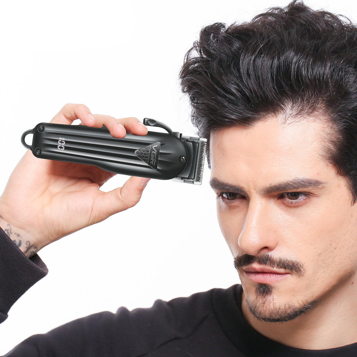Electric Hair Clipper Fine Adjustment Gradual Change Electric Hair Salon Usb Rechargeable Household Electric Hair Clipper - SMSB 66