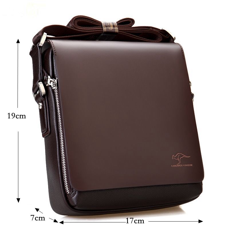 Men Messenger Bags Big Promotion Kangaroo Leather Shoulder Bags Men Handbags Brand Casual Briefcase - SMSB 66