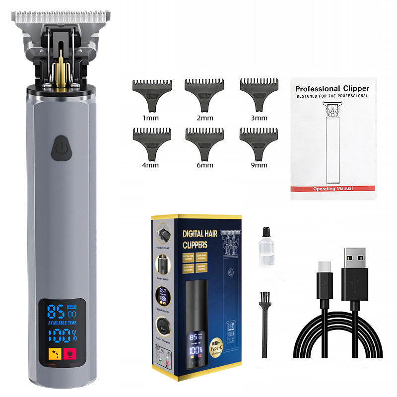 Hair clipper hair clipper electric hair clipper oil cutting head carving bald head, hair clipper - SMSB 66