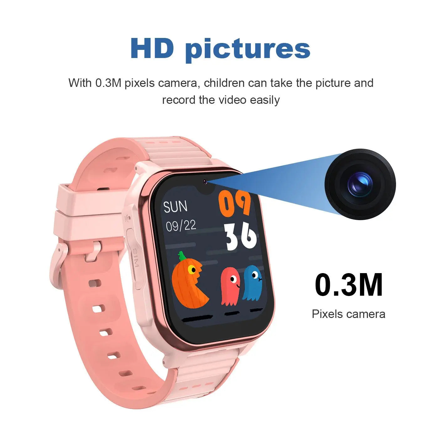 Children's Smart Watch with 4G GPS Location Android WhatsApp Video Call Function - SMSB 66