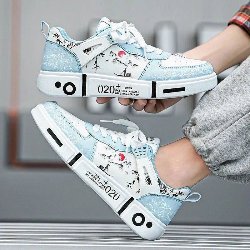 Chinese style parent-child shoes new style of small niche original casual board shoes thick sole anti-slip sports shoes - SMSB 66