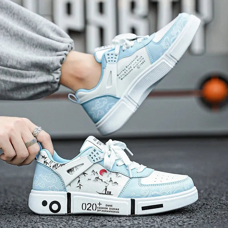 Chinese style parent-child shoes new style of small niche original casual board shoes thick sole anti-slip sports shoes - SMSB 66