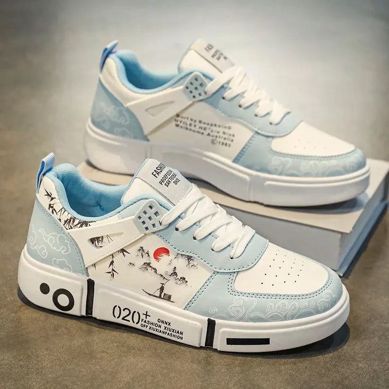 Chinese style parent-child shoes new style of small niche original casual board shoes thick sole anti-slip sports shoes - SMSB 66