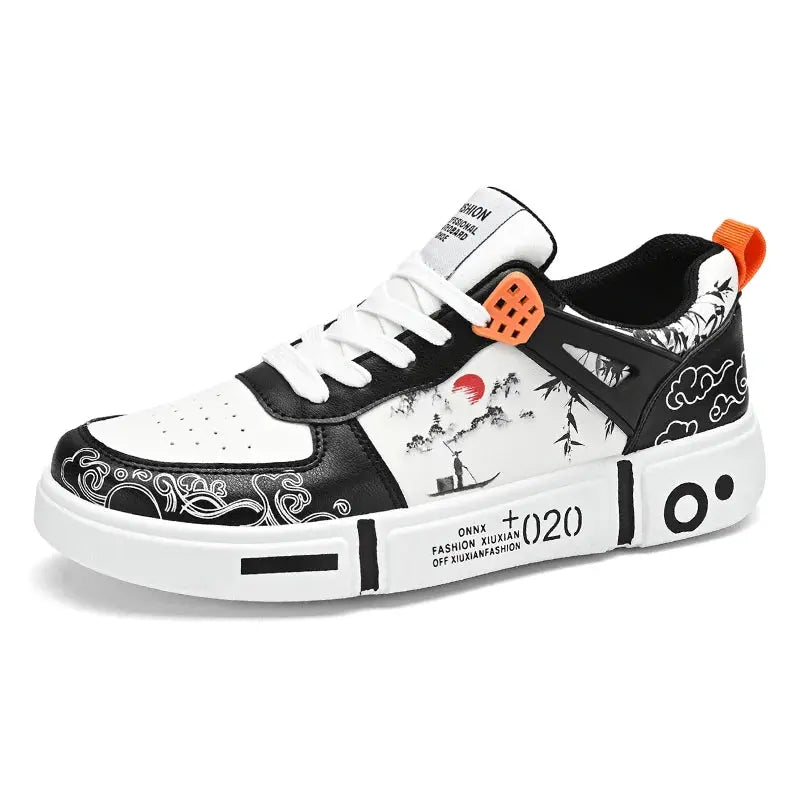 Chinese style parent-child shoes new style of small niche original casual board shoes thick sole anti-slip sports shoes - SMSB 66