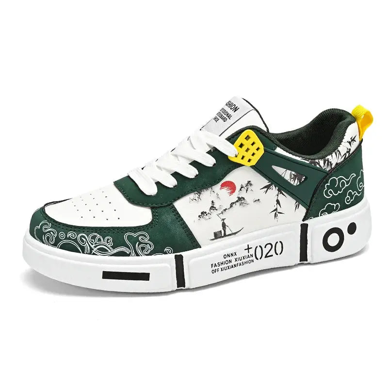 Chinese style parent-child shoes new style of small niche original casual board shoes thick sole anti-slip sports shoes - SMSB 66