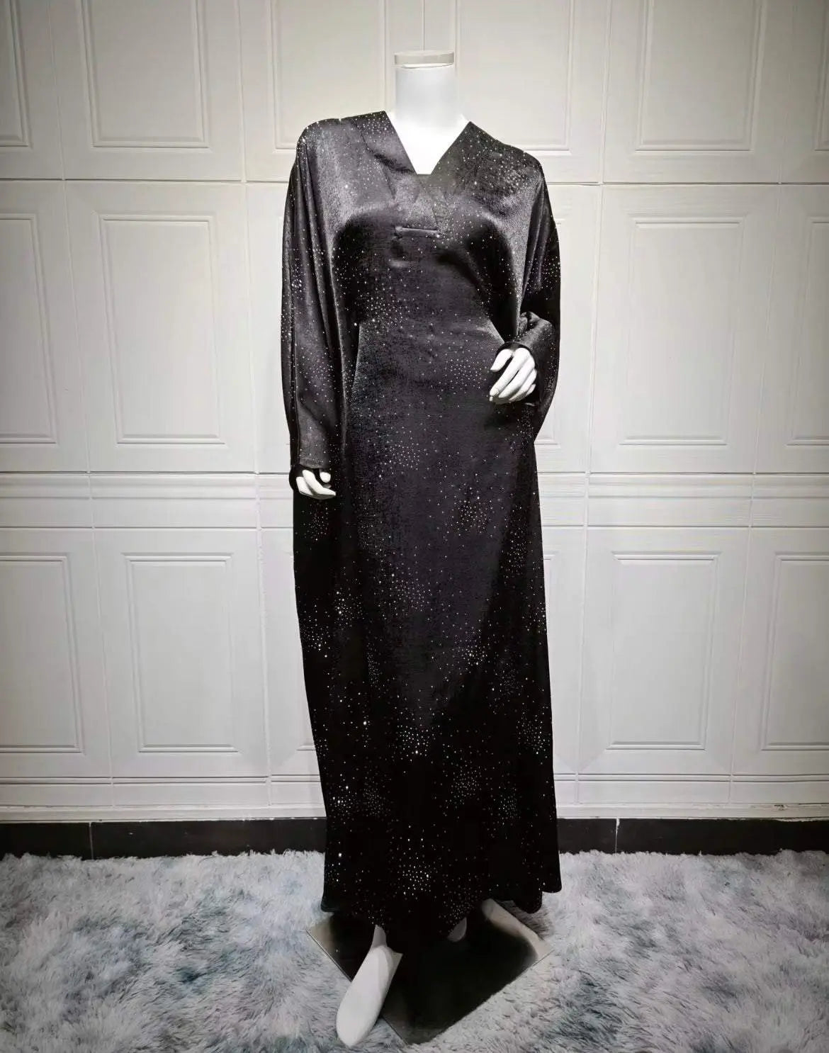 Exquis été élégant MQ180 Abaya pour les femmes modestes moyen-orient musulman arabe mode pull Robe pour Eid - SMSB 66