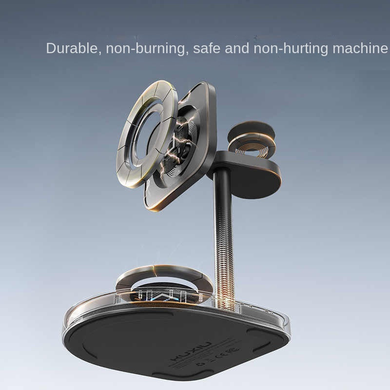KUXIU X85 3-in-1 Basketball Magnetic Wireless Charger Compatible with Apple Family Bucket, Giving Boyfriend a Good Item - SMSB 66