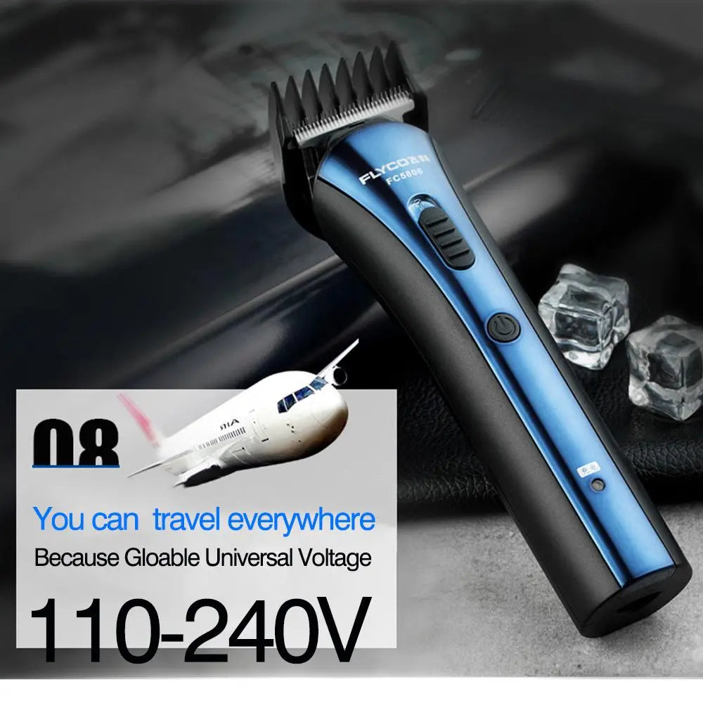 FLYCO Rechargeable Electric Hair Clipper Hair Trimmers Professional Cutting Haircut Tools FC5806 - SMSB 66