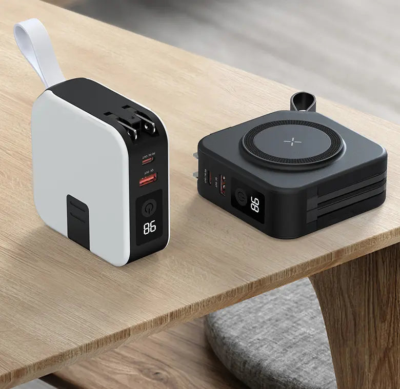 Five in one magnetic wireless power bank 22.5W portable power bank 10000mAh travel charger - SMSB 66