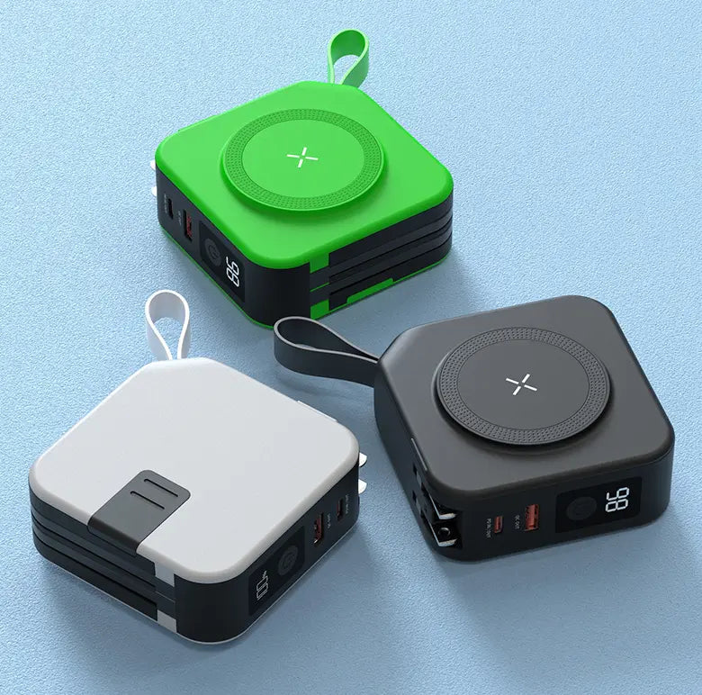 Five in one magnetic wireless power bank 22.5W portable power bank 10000mAh travel charger - SMSB 66