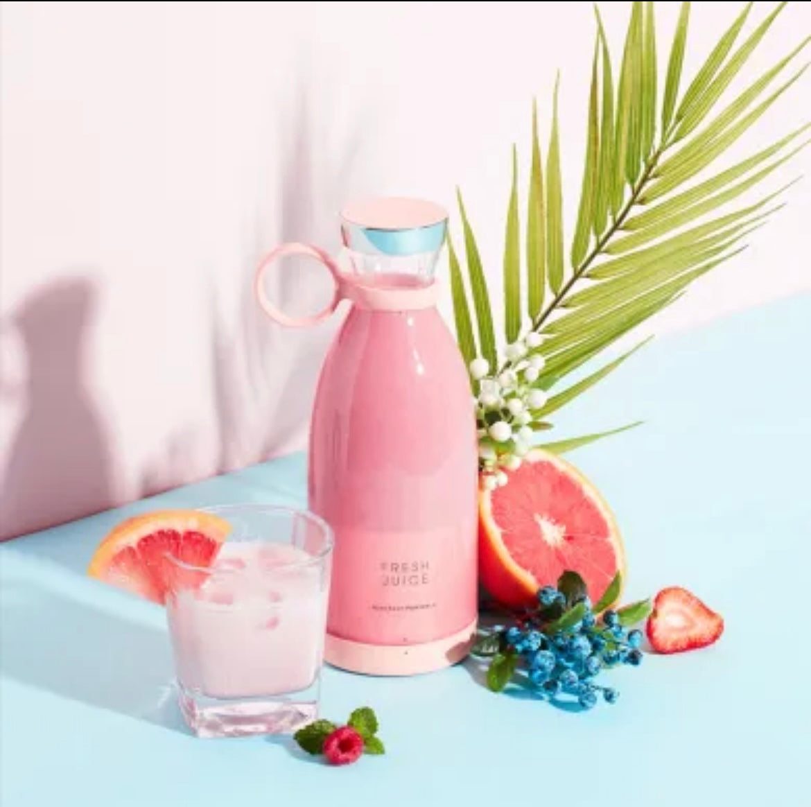 350ML Electric Juicer Blender Mixer USB Rechargeable Machine Household Portable Blender Maker Cup Kitchen Tool Kit - SMSB 66