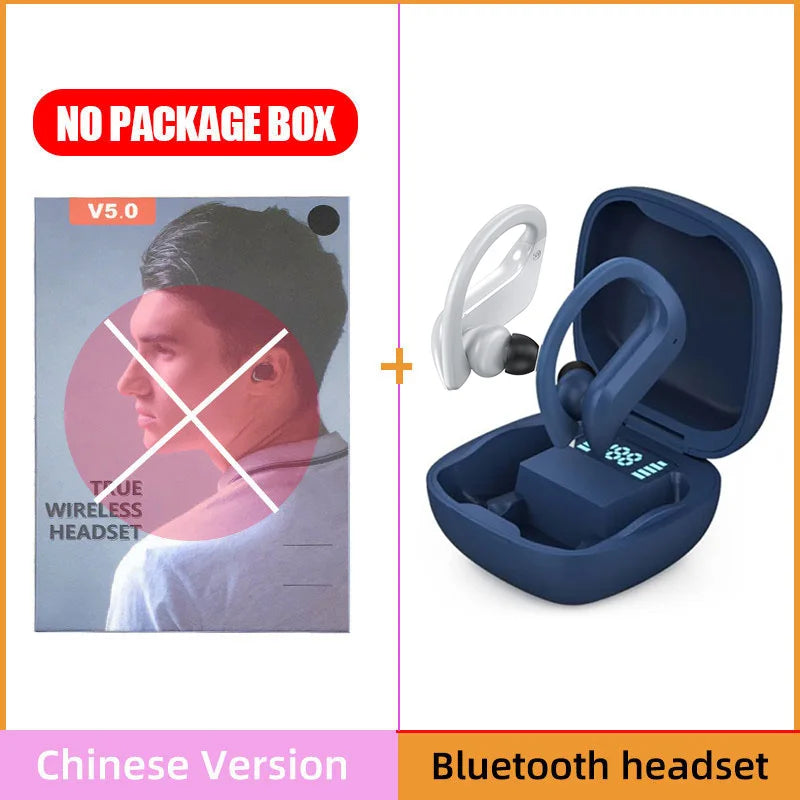 TWS Bluetooth 5.0 Earphones Wireless Bluetooth Headphone Noise Cancelling 9D HiFi Stereo Sport Headset Handsfree With Microphone - SMSB 66