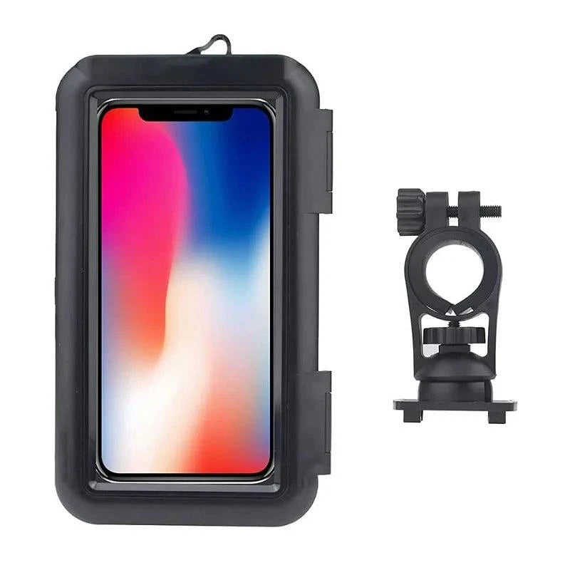Waterproof Bike Bicycle Phone Case Universal Motorcycle Handlebar Phone Holder Stand Motorbike Scooter Cell Phone Mount Bracket - SMSB 66