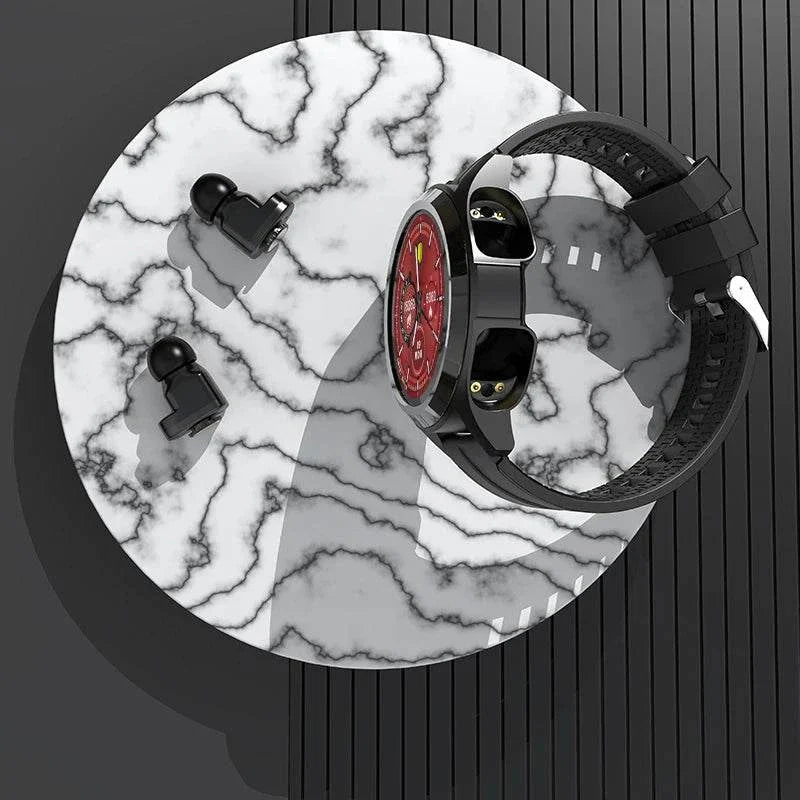 New Arrivals T10 Sports Watch for Earphones Blood Pressure Oxygen Heart Rate Sleep Monitoring Smart Watches - SMSB 66