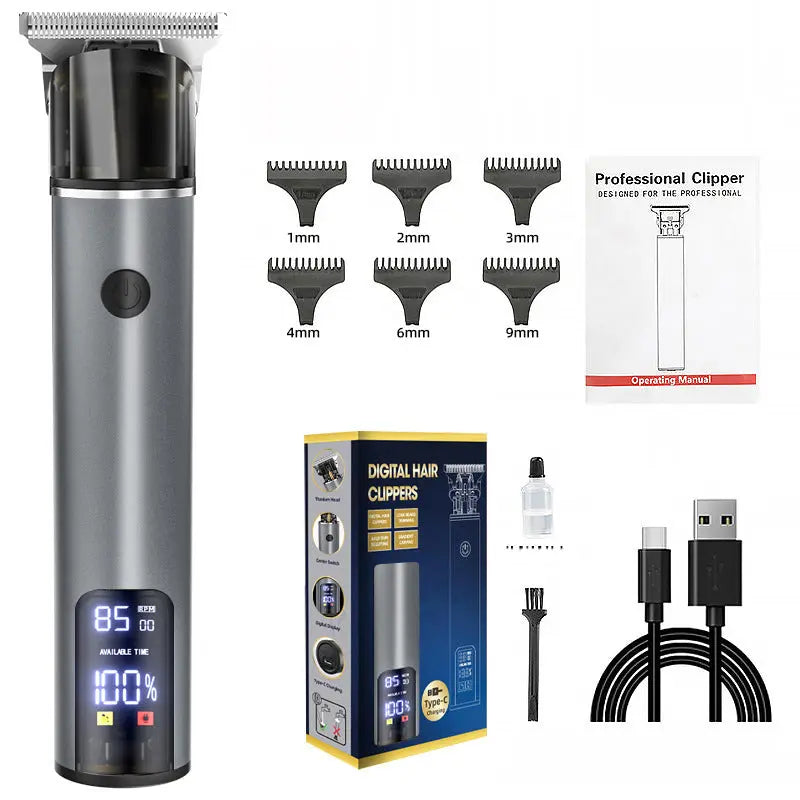 Hair clipper hair clipper electric hair clipper oil cutting head carving bald head, hair clipper - SMSB 66