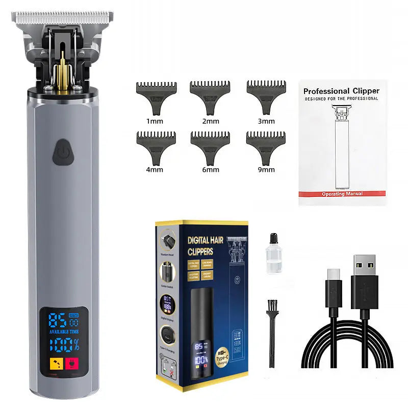 Hair clipper hair clipper electric hair clipper oil cutting head carving bald head, hair clipper - SMSB 66