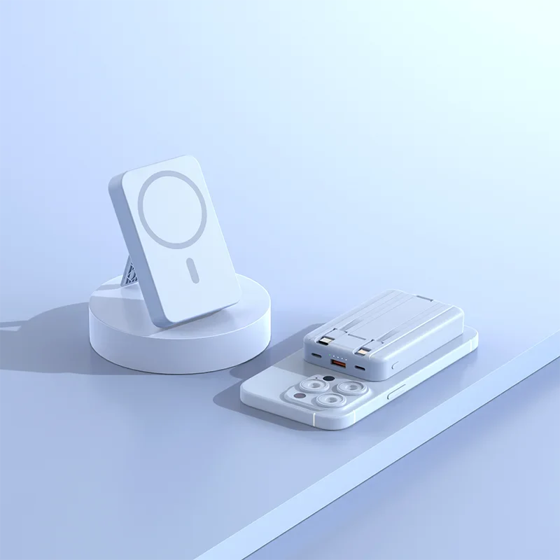 Wholesale 50000mAh portable power banks with LED display and wireless fast charging station