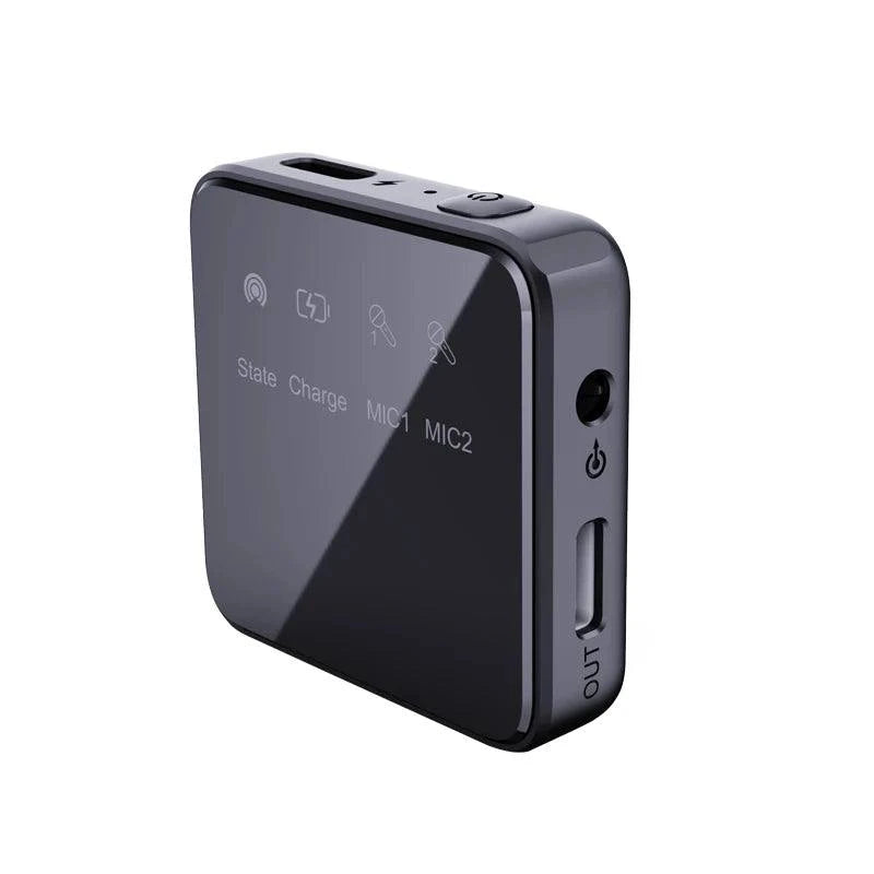 Battery Life 24h Wireless Lavalier Microphone 3 in 1 50m Transmission Wireless Lavalier Microphone for Iphone Android Camera - SMSB 66