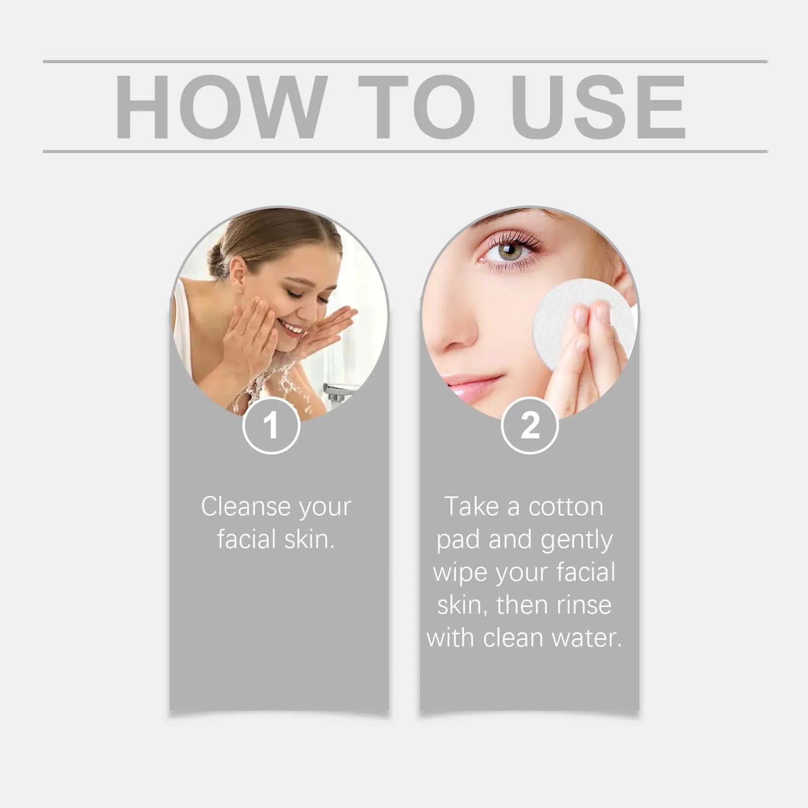 Hoygi Glycolic Acid Exfoliating Shims, Gently Cleanse Facial Skin Comfortable, Refreshing And Glossy Skin Shims - SMSB 66