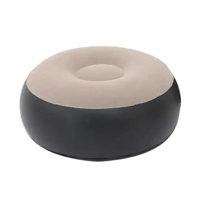 Inflatable Air Mattress Lazy Sofa Deck Chair Comfortable Leg Stool Rest Single Beanbag for home and Outdoor Use - SMSB 66