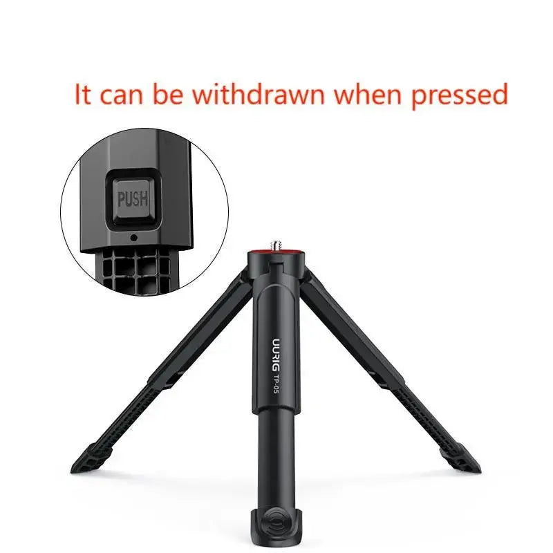 Introduction to Mobile Photography uurig TP-05 Mini Extended Tripod with Phone Clip Tripod - SMSB 66