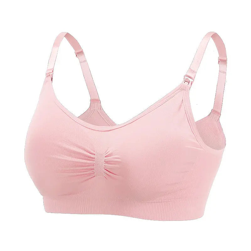 Maternity Seamless Large Size Nursing Bra for Breastfeeding and Postpartum Support - SMSB 66