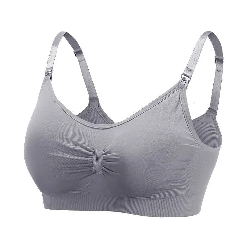 Maternity Seamless Large Size Nursing Bra for Breastfeeding and Postpartum Support - SMSB 66
