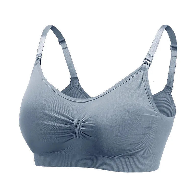 Maternity Seamless Large Size Nursing Bra for Breastfeeding and Postpartum Support - SMSB 66