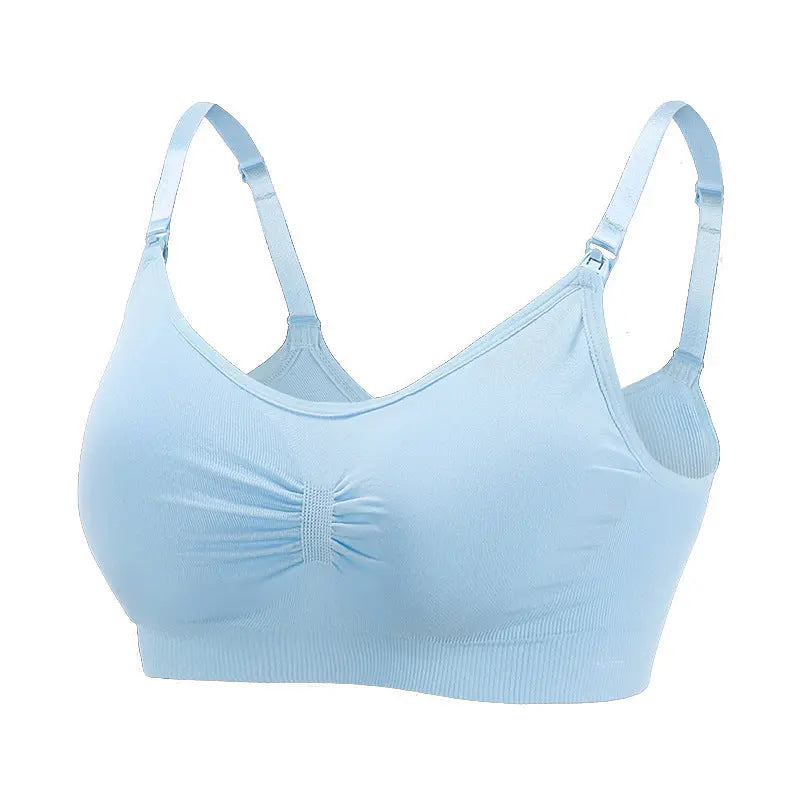 Maternity Seamless Large Size Nursing Bra for Breastfeeding and Postpartum Support - SMSB 66