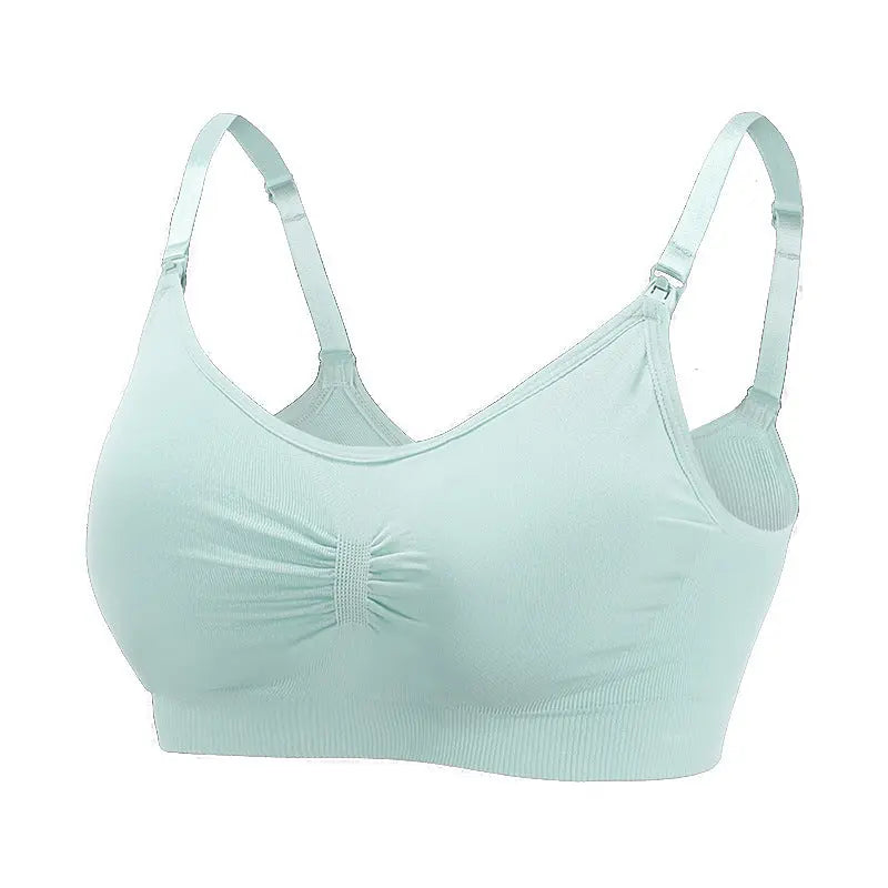 Maternity Seamless Large Size Nursing Bra for Breastfeeding and Postpartum Support - SMSB 66