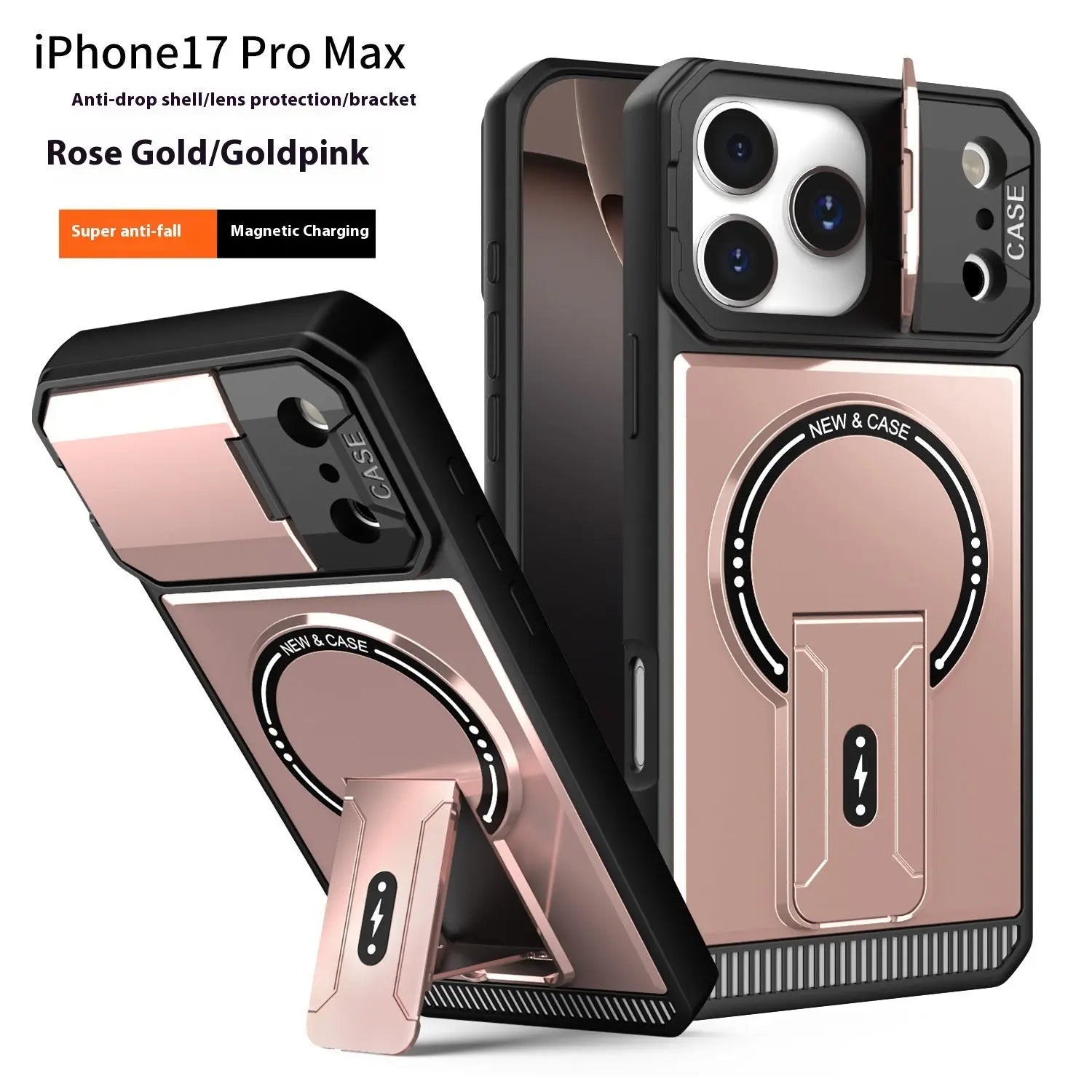 Mecha Bracket Magnetic Drop-resistant Phone Case - SMSB 66