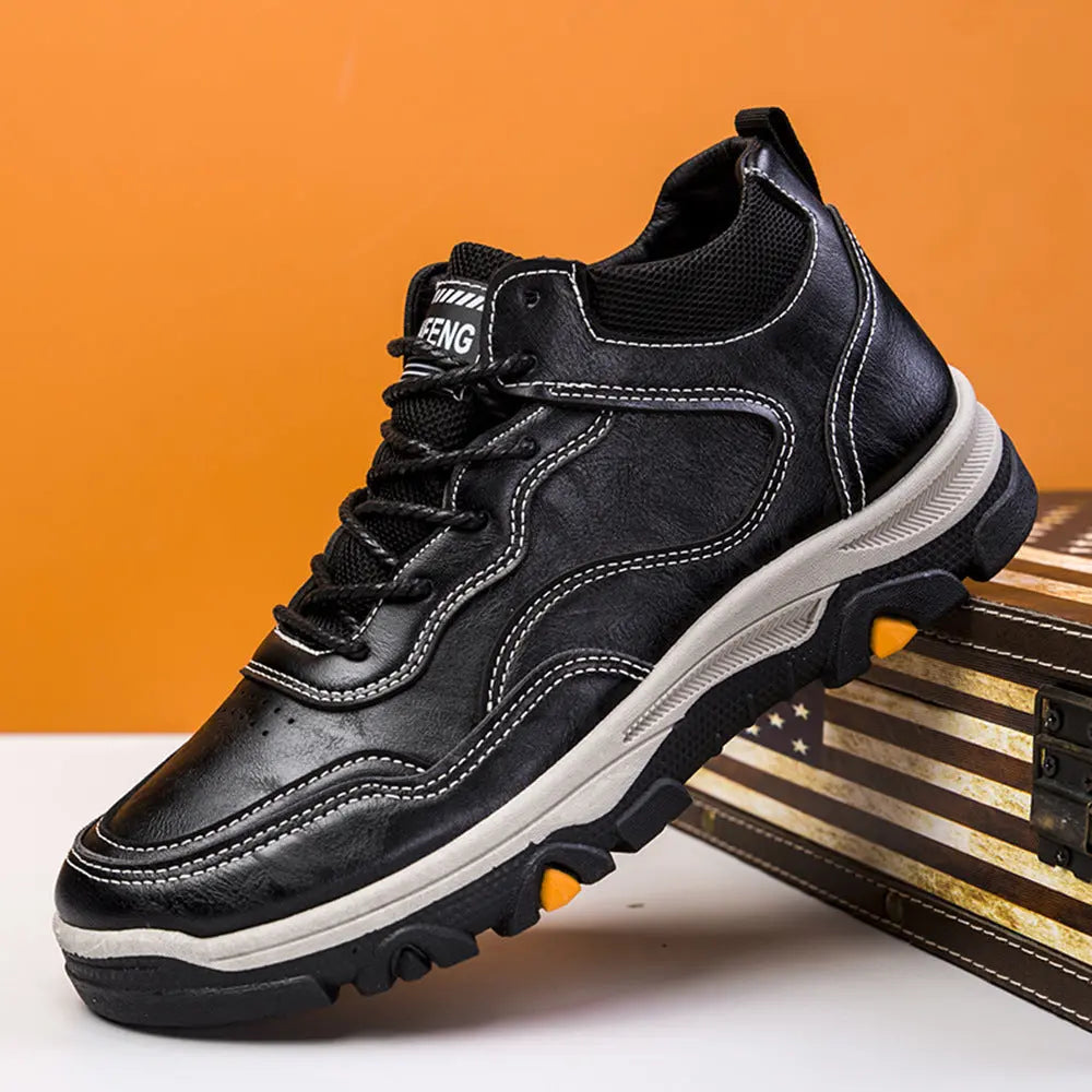 Men Boots Winter Warm Shoes Outdoor Walking Ankle Boots - SMSB 66